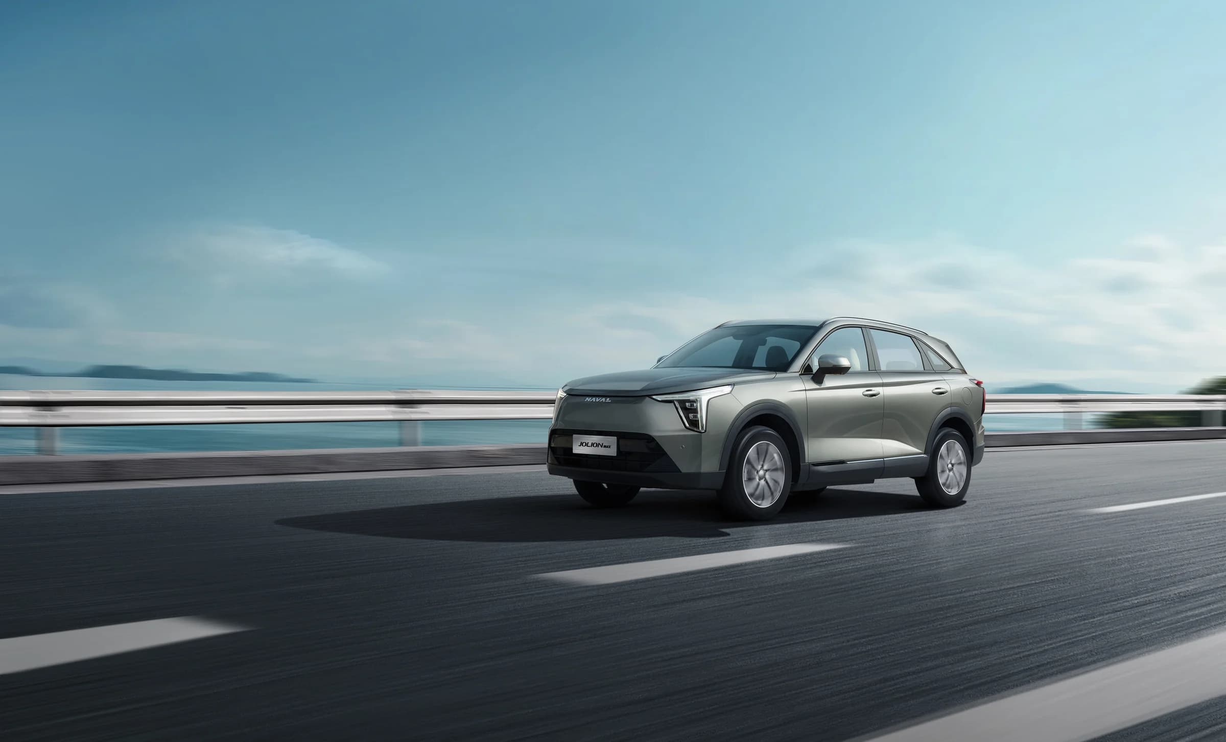 HAVAL Jolion Max EV driving on an open road